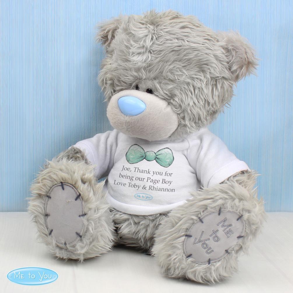Personalised 10" Green Bow Me to You Bear Extra Image 1